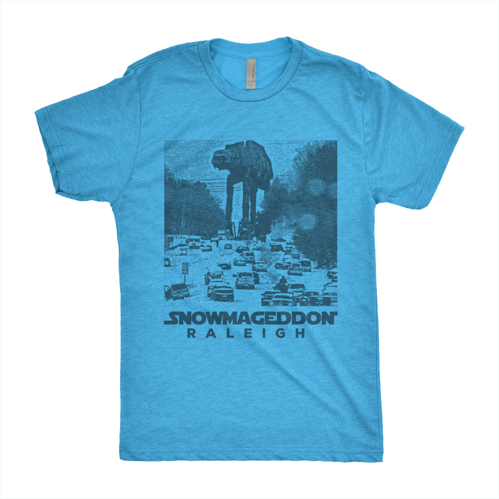 raleigh snowmageddon shirt design