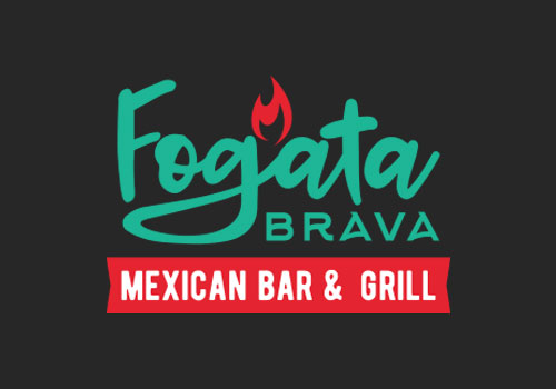 fogata brava restaurant logo design
