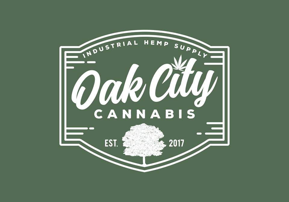 oak city cannabis logo design