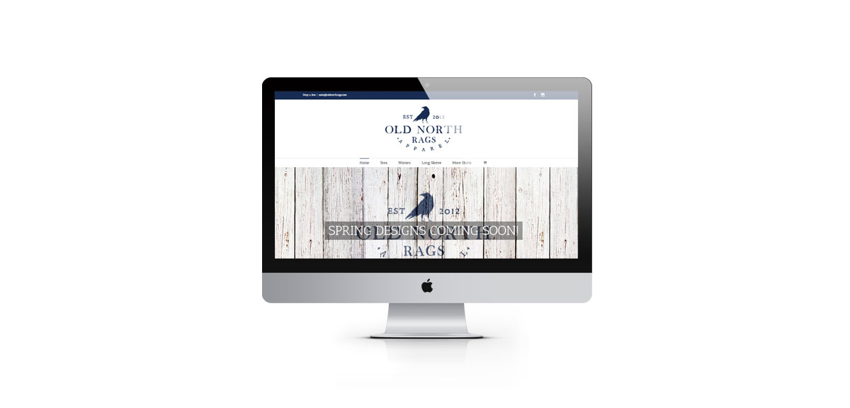 raleigh clothing company website design