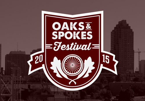 raleigh oaks and spokes logo