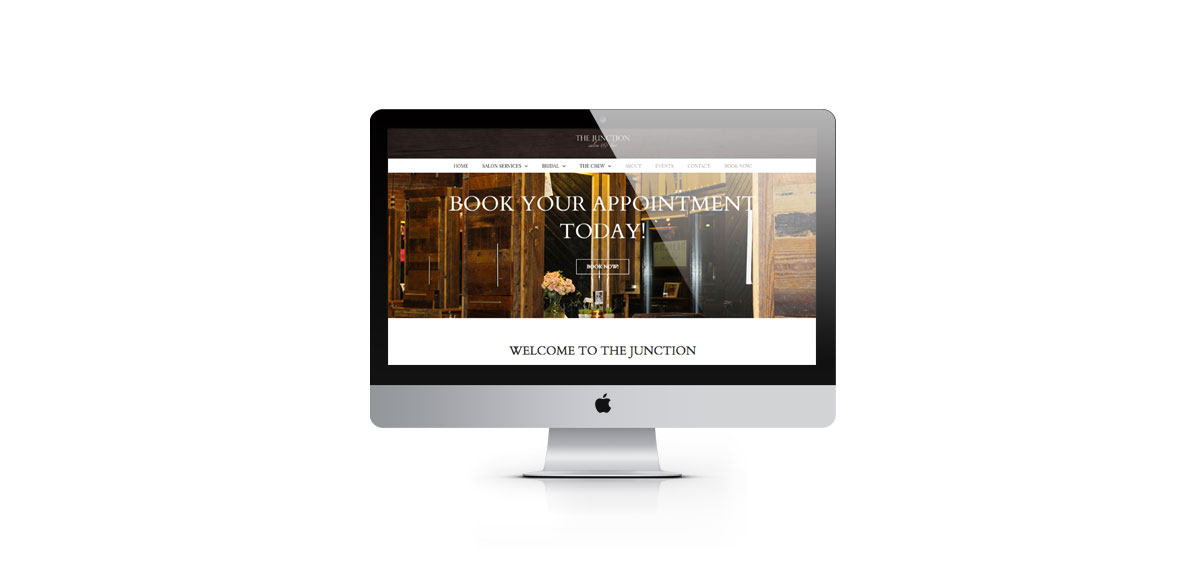 raleigh salon website design