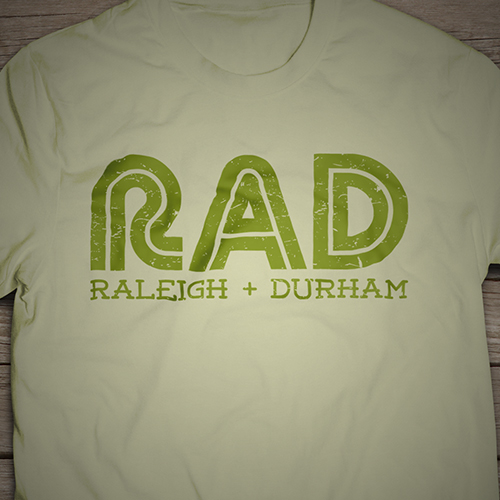 raleigh and durham combination t-shirt