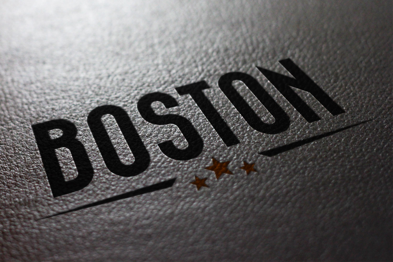 Boston Logo Design Mockup